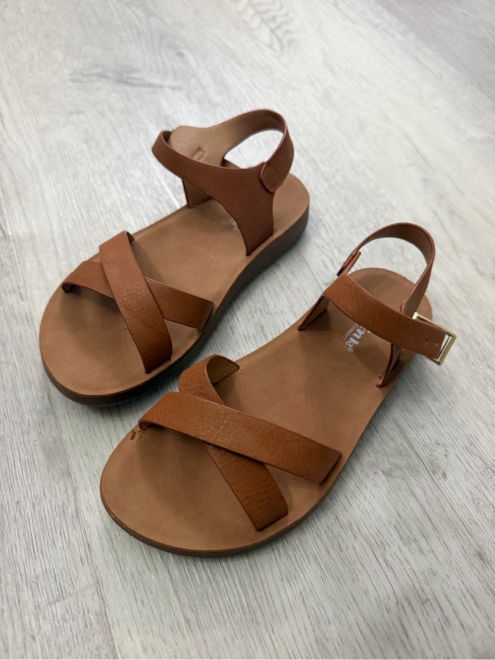 Classic Brown Strappy Sandals